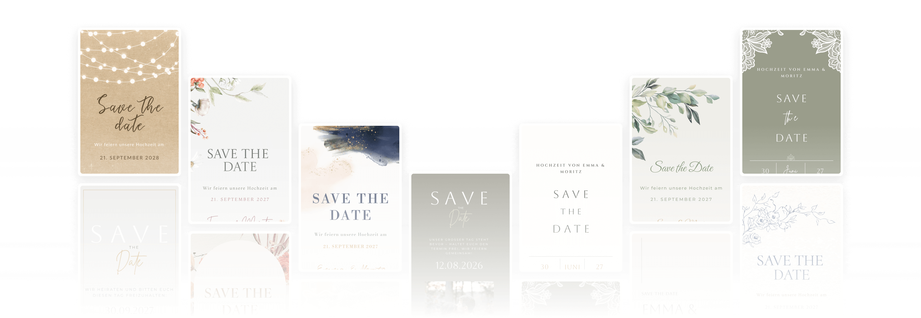 Alle Save the Date Designs