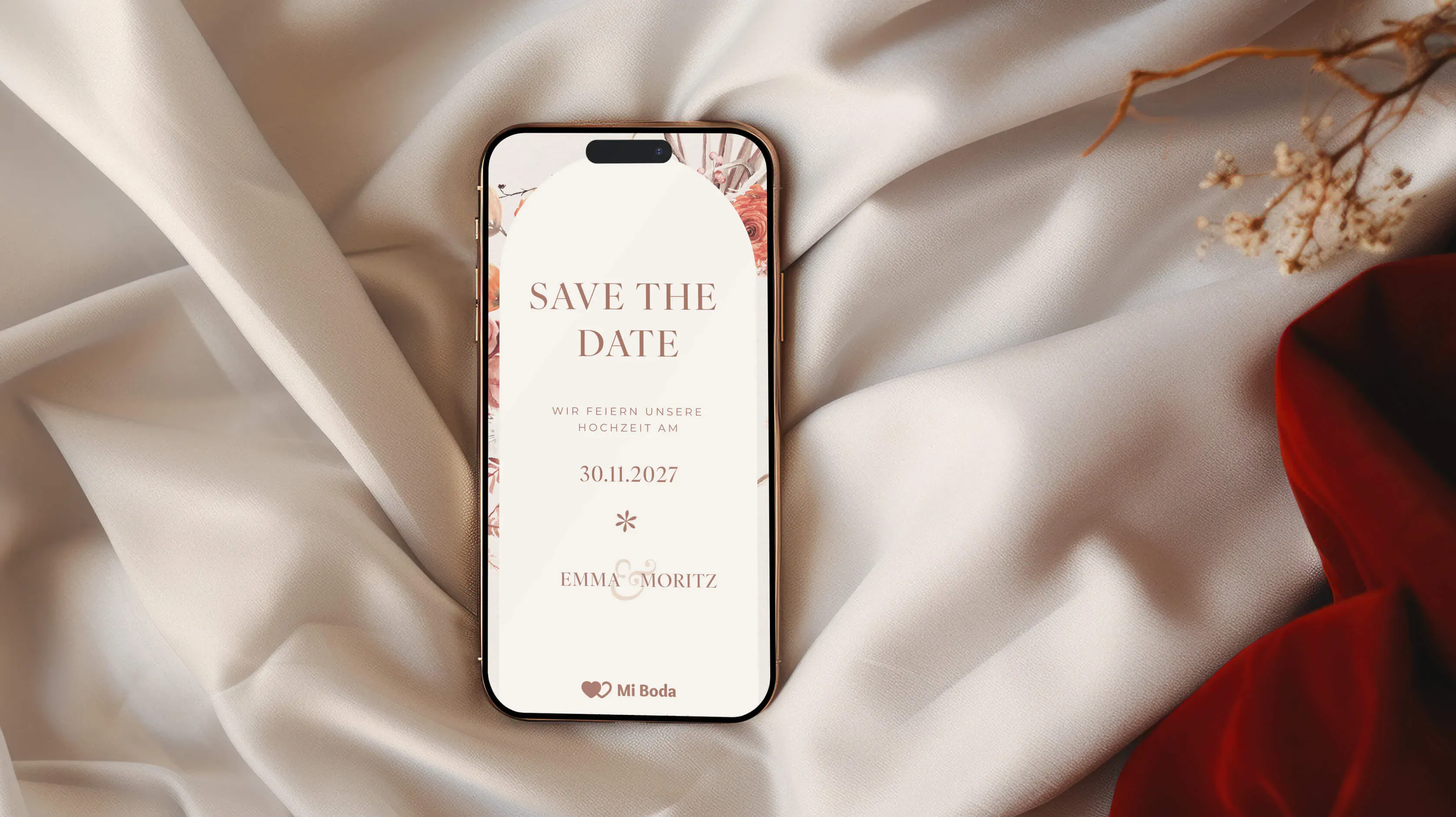 Digitale Save the Date Karte
