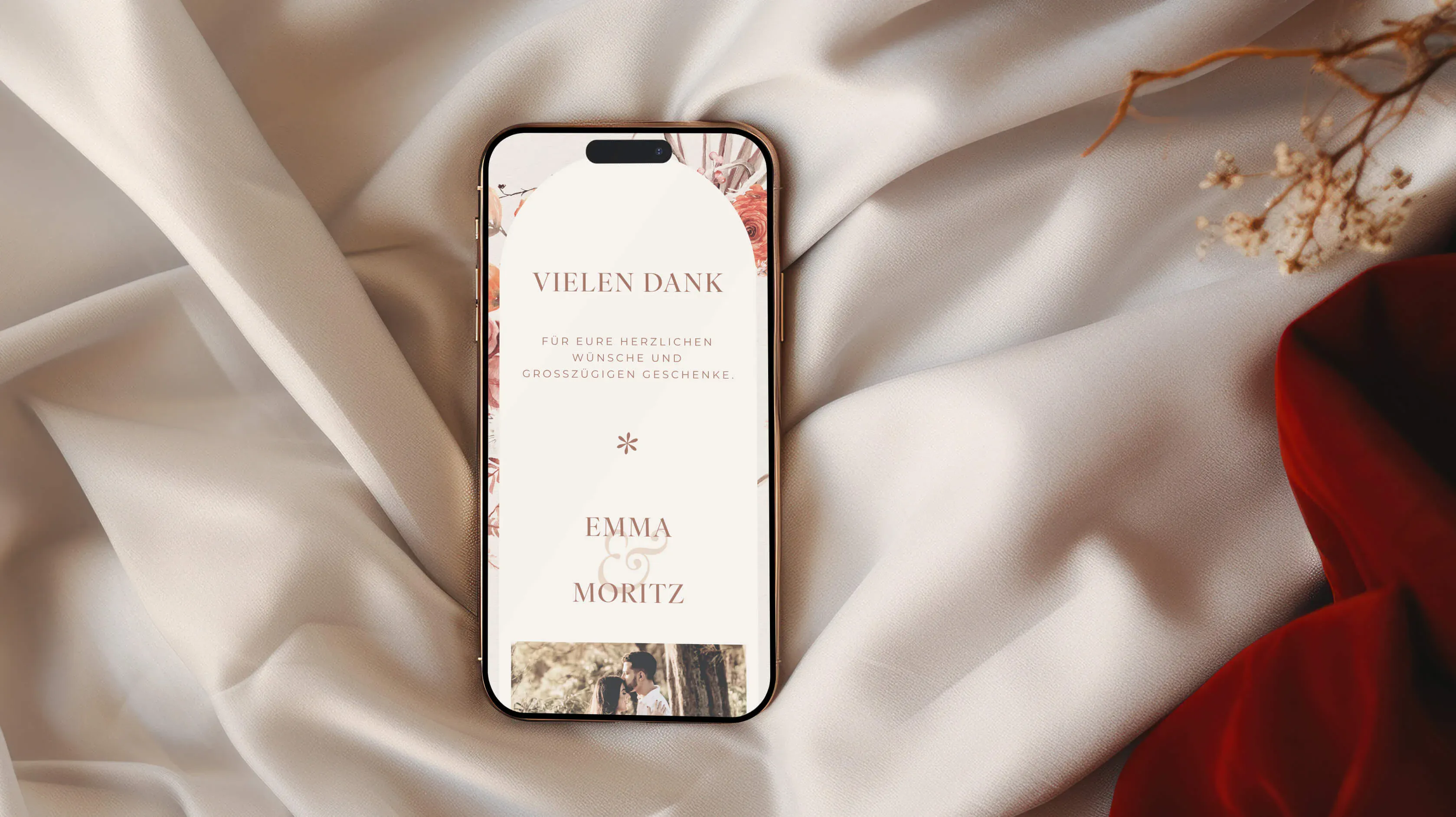 Digitale Dankeskarte