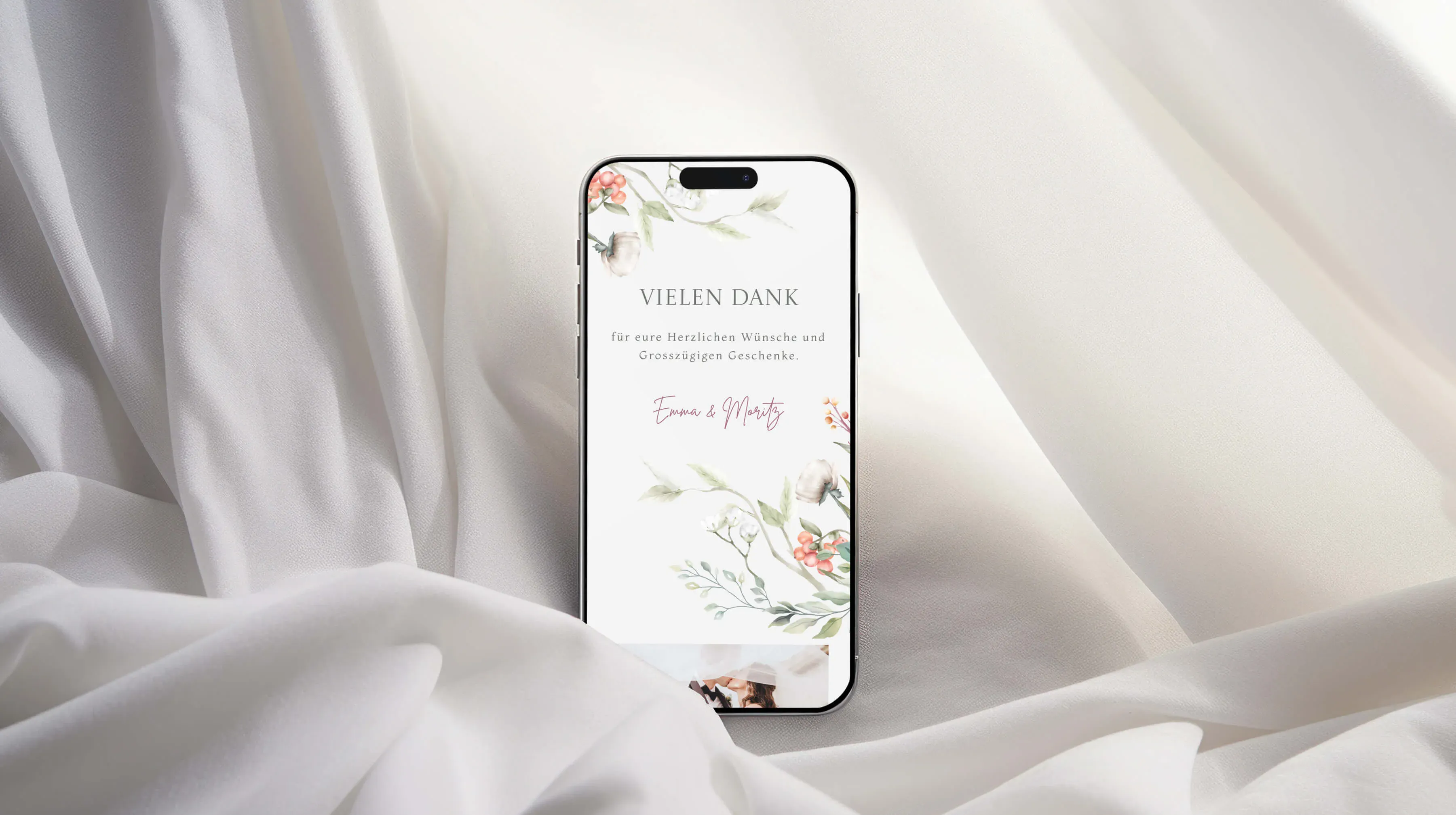 Digitale Dankeskarte