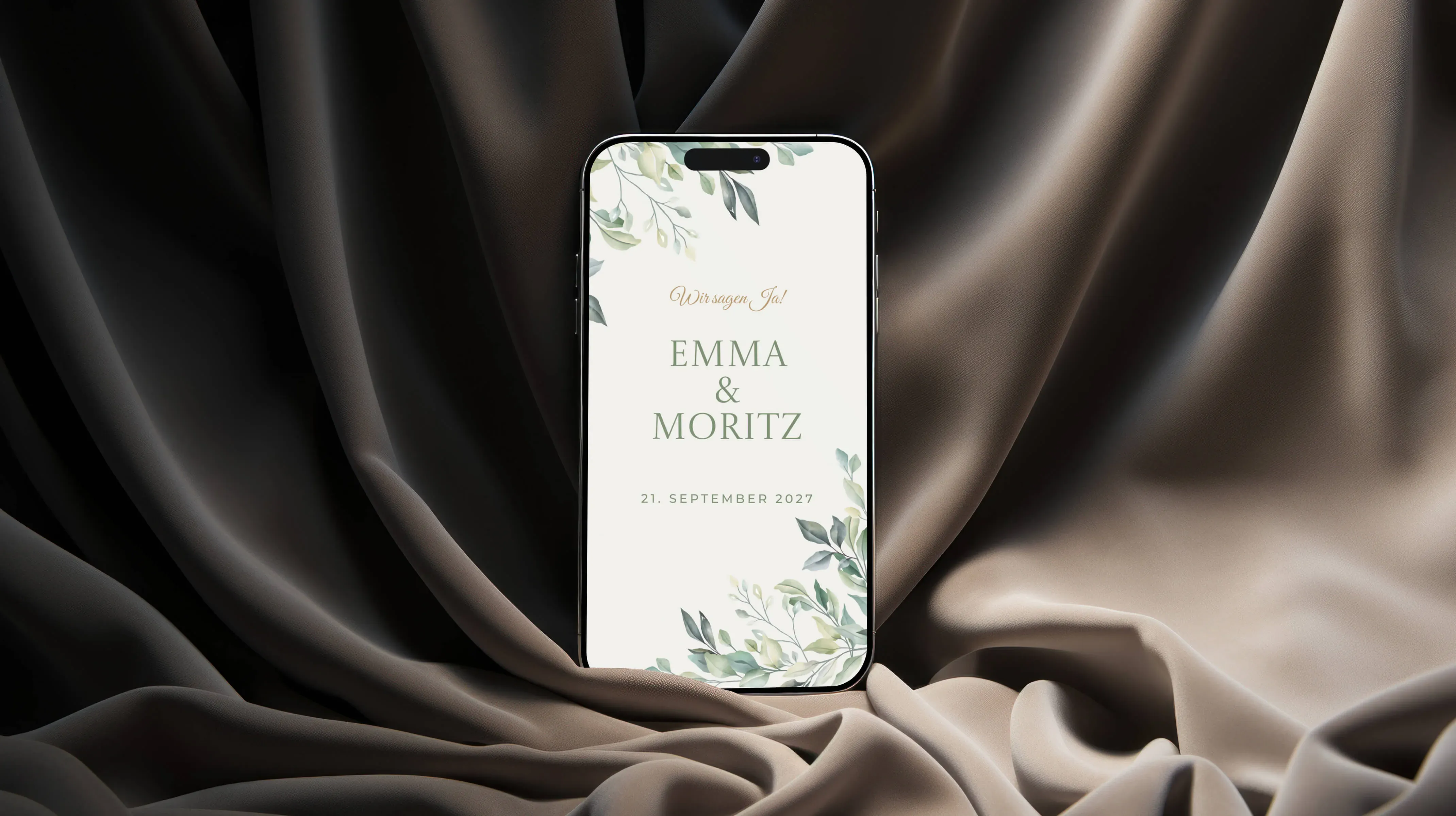 Digitale Hochzeitseinladung