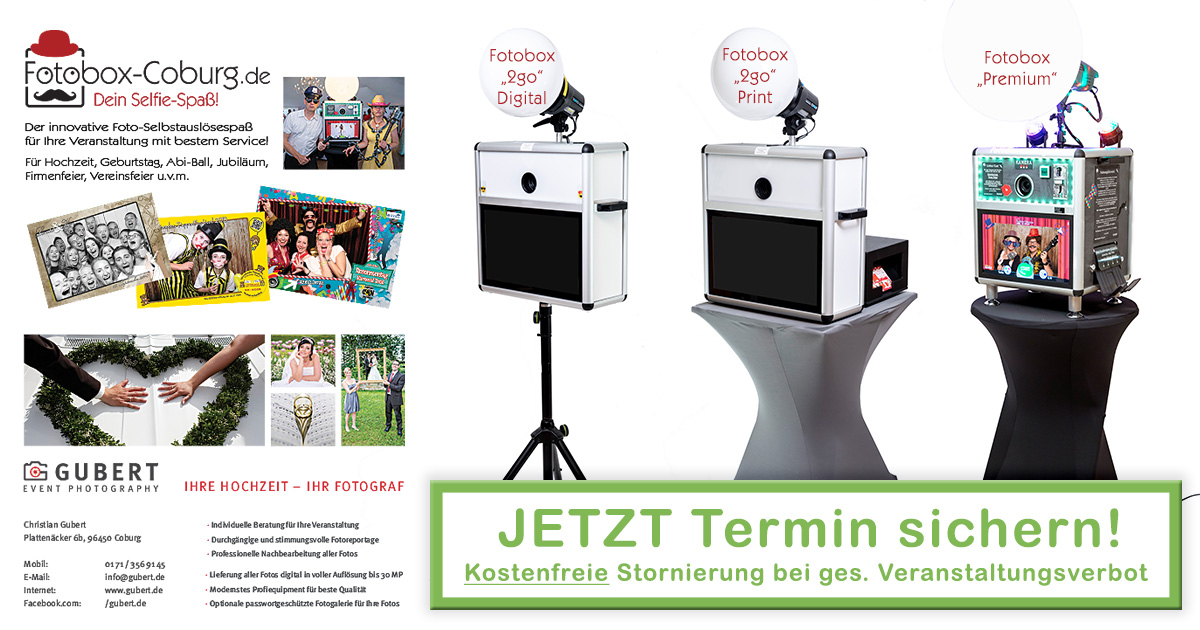 Fotobox Vermietung Galerie